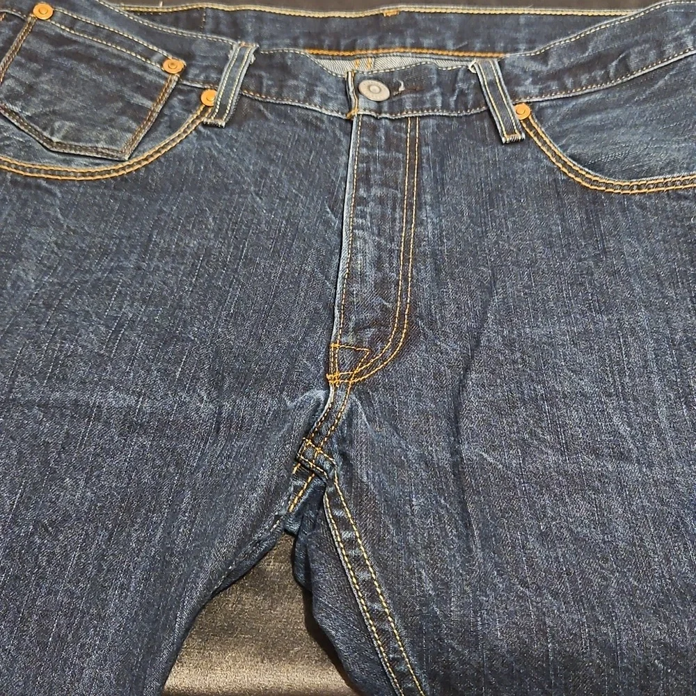 Levi's 514 Men's Dark Blue Straight Jeans Sz. 36 X 30